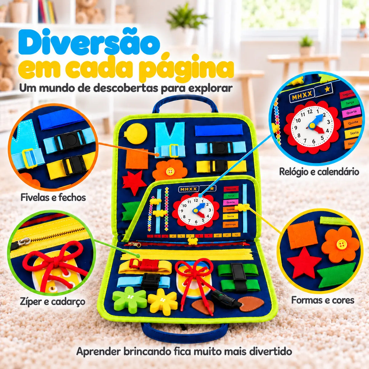 Livro Sensorial Montessori